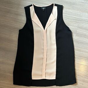 Women’s black and pink smart casual tank